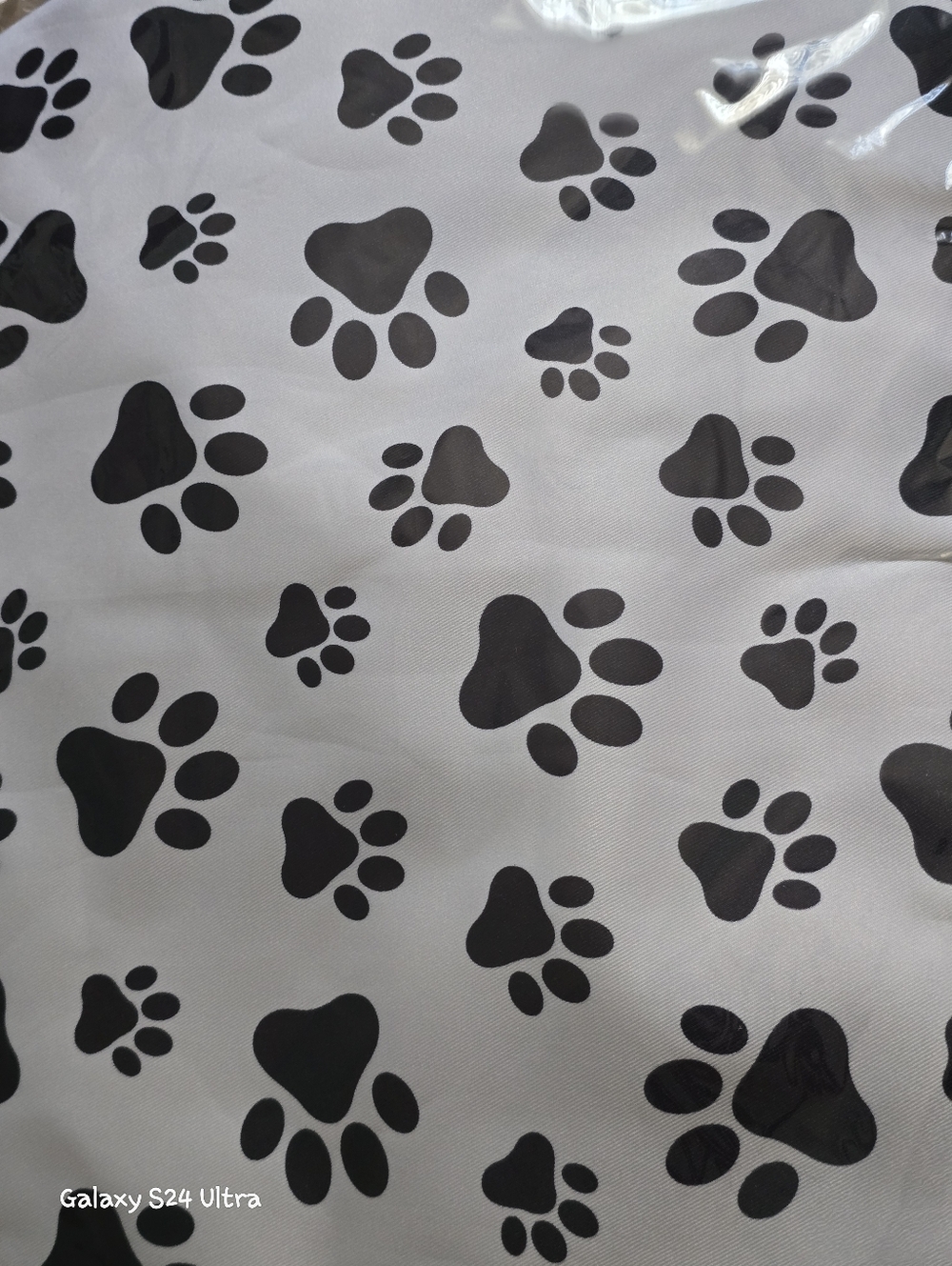 Paw Print Decor Zip Tote Tote Bag NWT - Picture 8 of 9